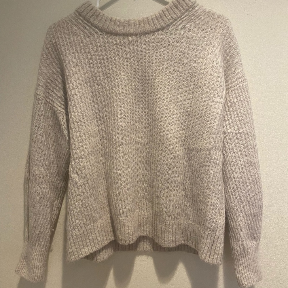 Everlane Cream Crew Neck Sweater - Picture 3 of 6